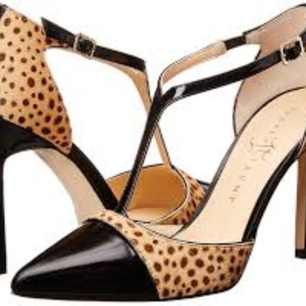 Ivanka Trump Pointed Toe T-strap Pump